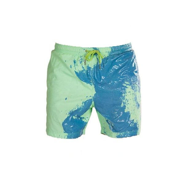 QYKKJF Mens Colourful Feathers Summer Holiday Quick-Drying Swim Trunks Beach Shorts Board Shorts 